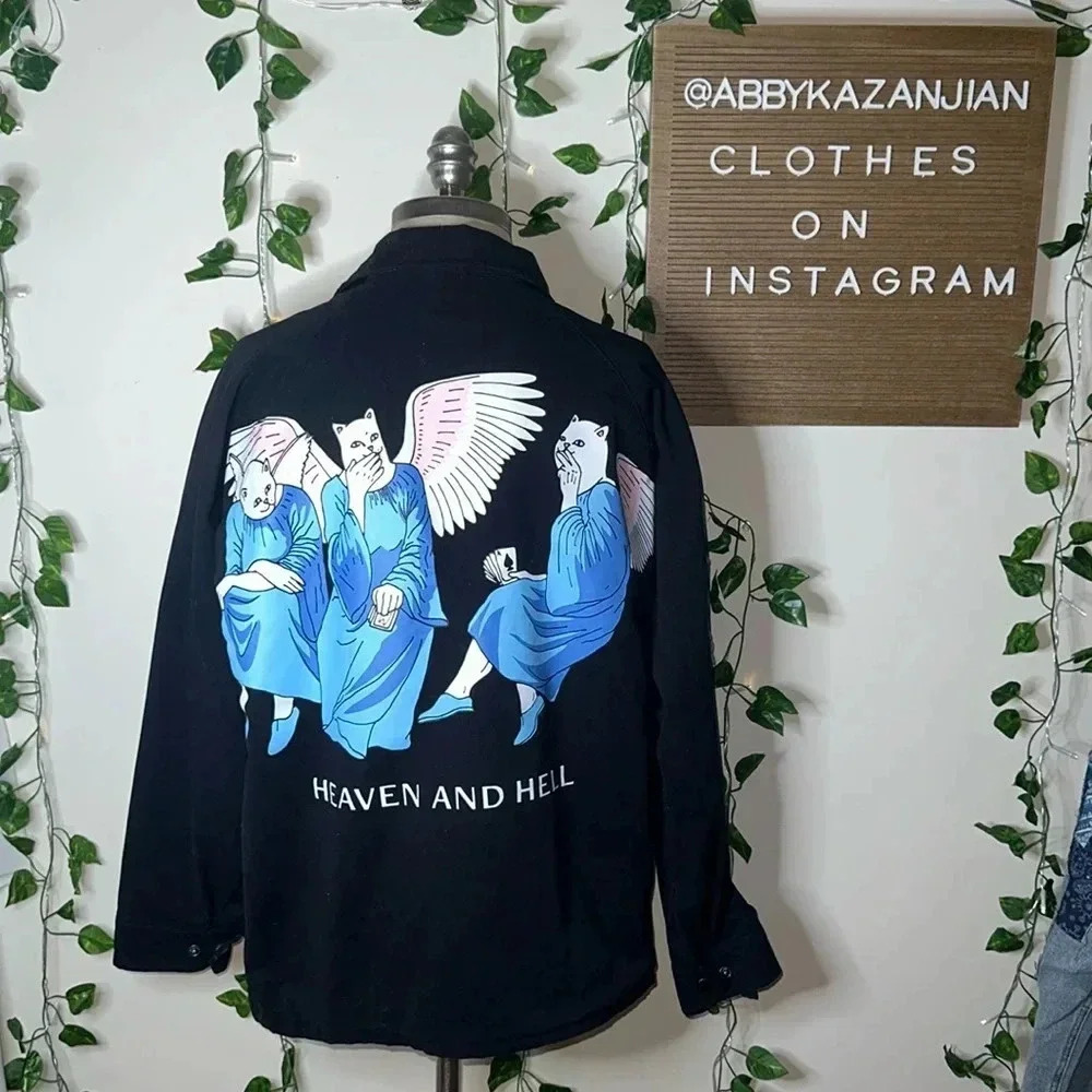 RIPNDIP - Heaven And Hell Bomber Jacket - Picture 3 of 11